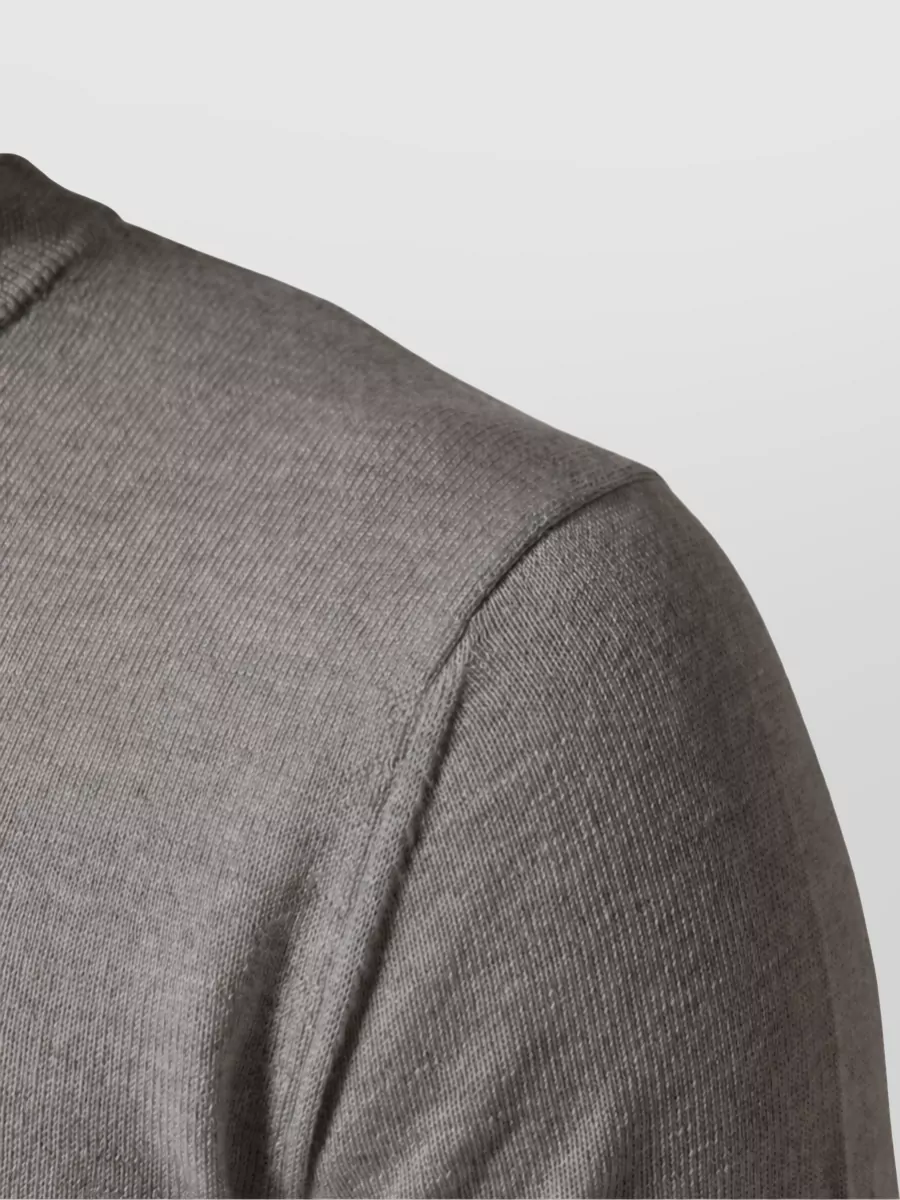 Dolce&Gabbana Virgin Wool Long-Sleeve Crew-Neck Sweater