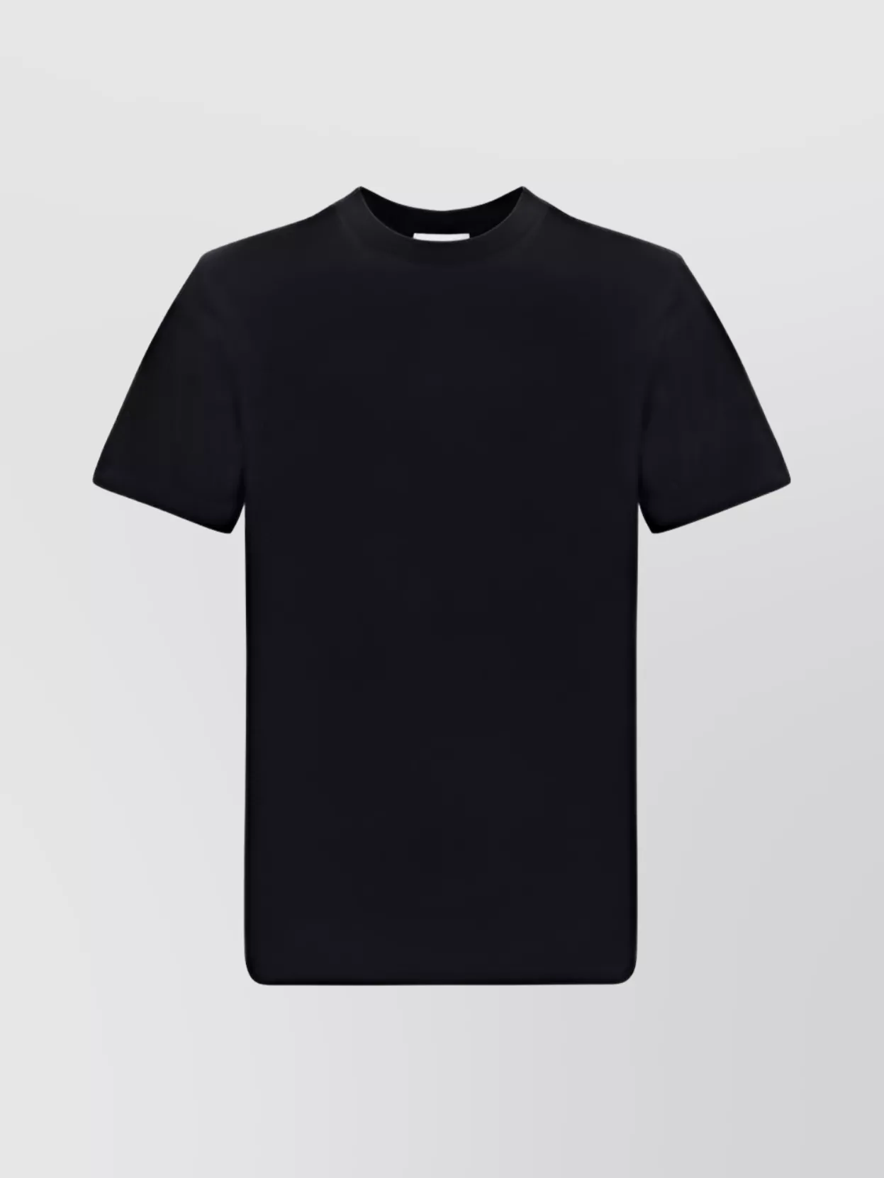Shop Helmut Lang Cotton T-shirt With Ribbed Crew Neck