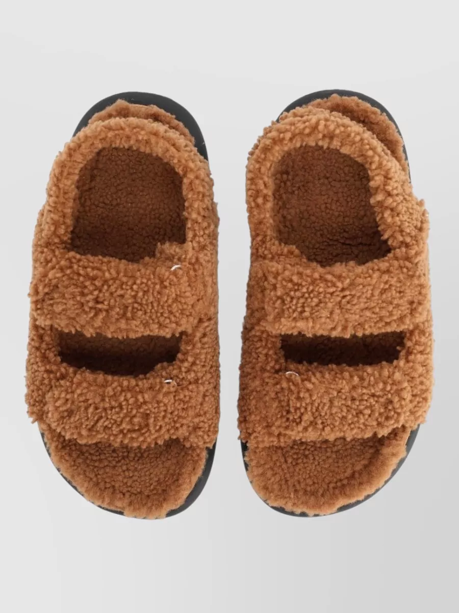 Moon Boot Shearling Sandals