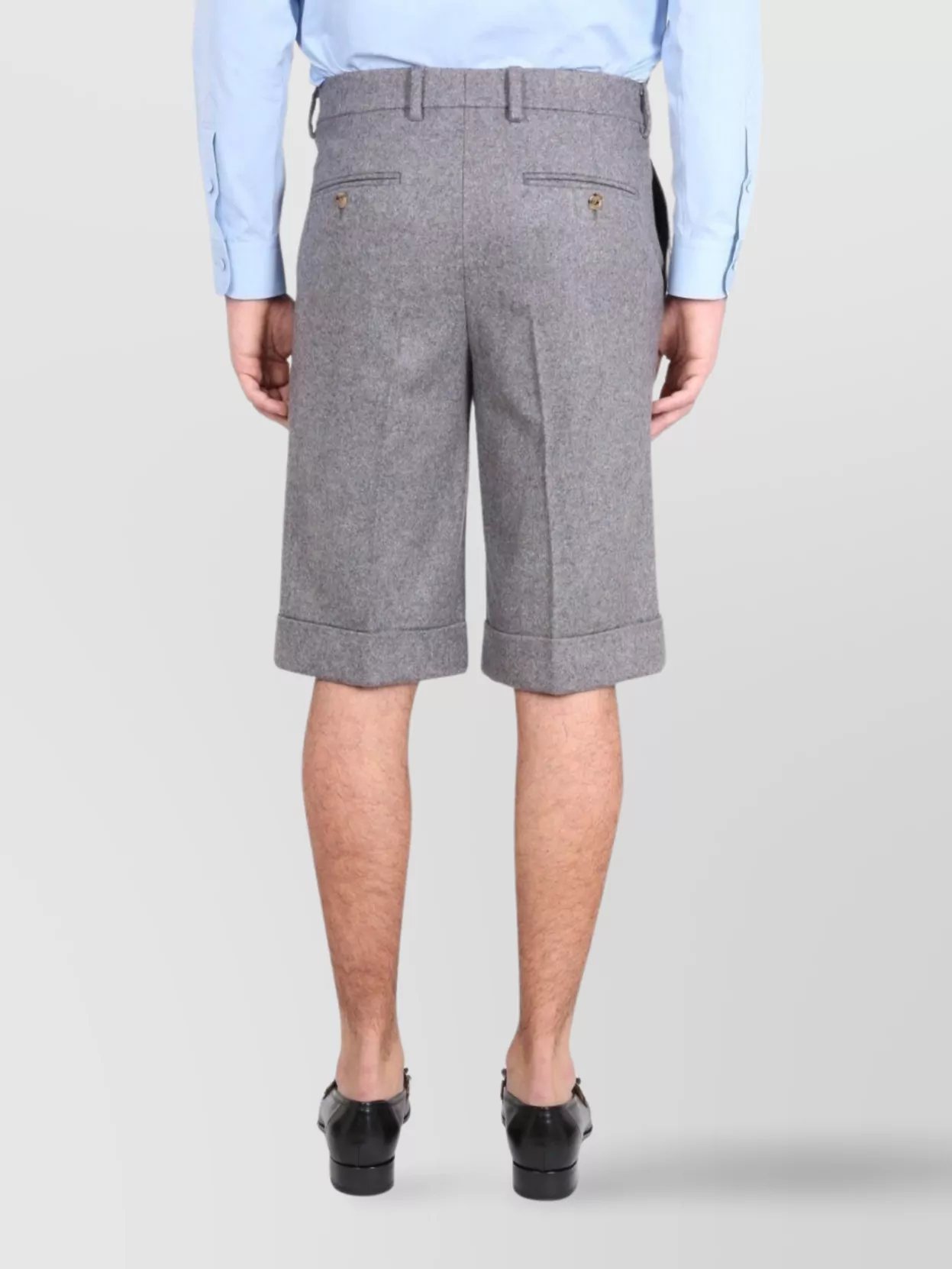 Gucci Casual Melange Fabric Shorts