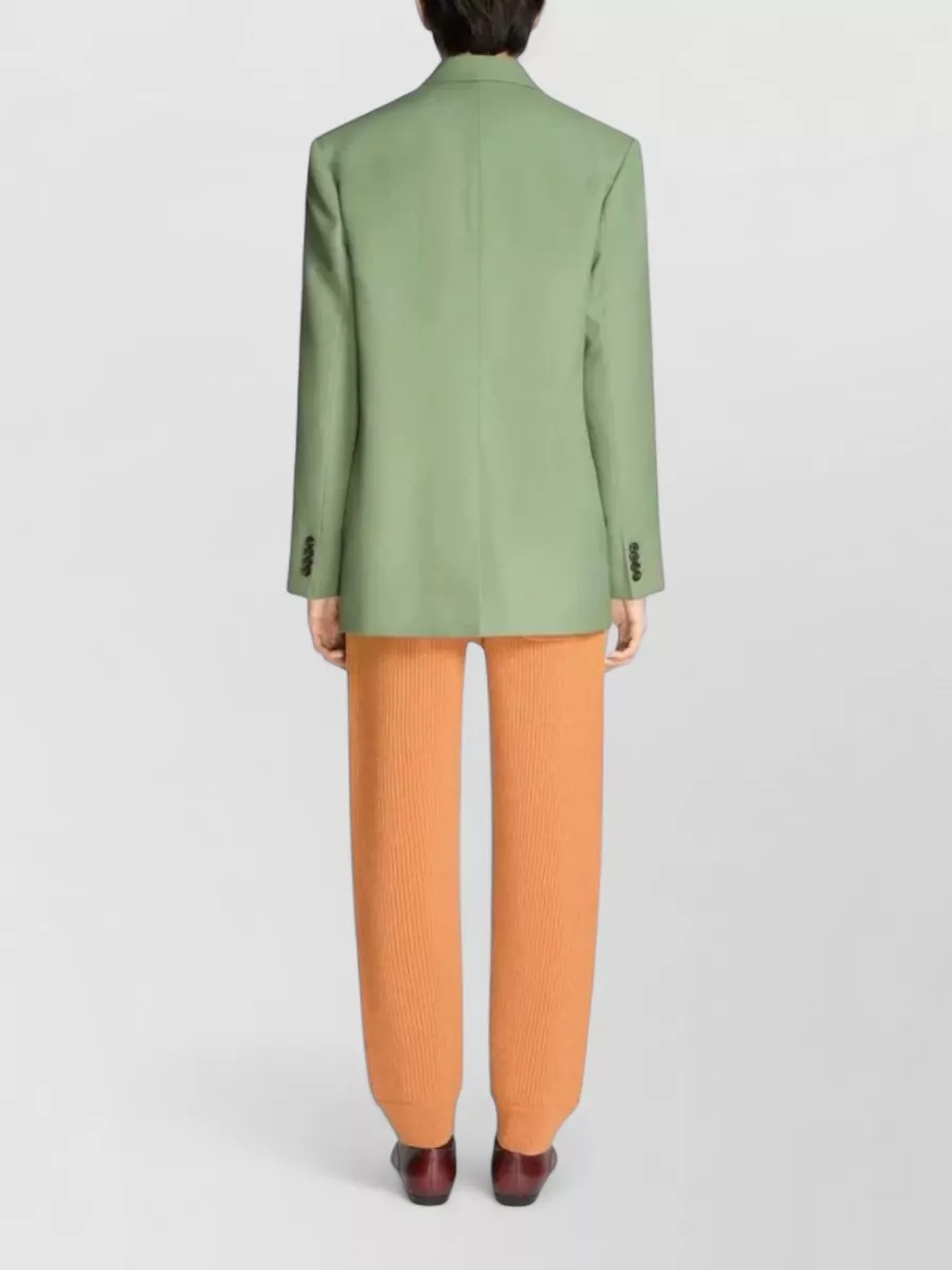 Dries Van Noten Wool Oversized Double-Breasted Blazer