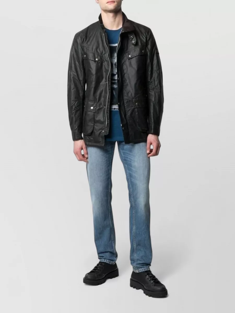Barbour International Cotton Waxed Lightweight Jacket