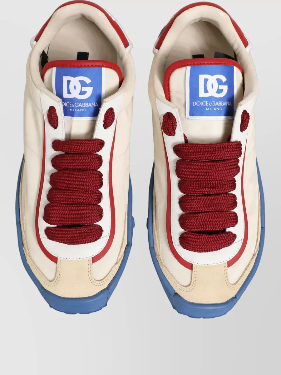 Dolce&Gabbana Leather Low-Top Sneakers
