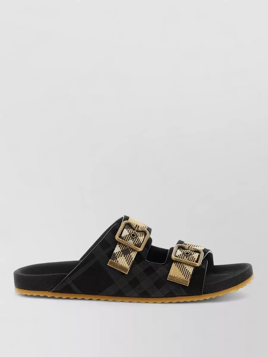 Burberry Urchin Flat Slides Open Toe Straps