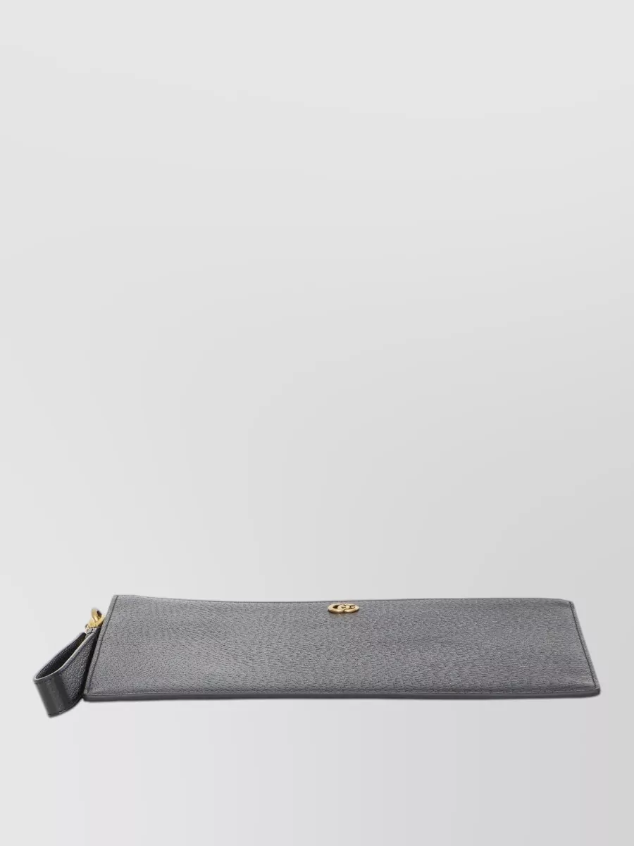 Gucci Gg Marmont Leather Clutch Pouch Wristlet