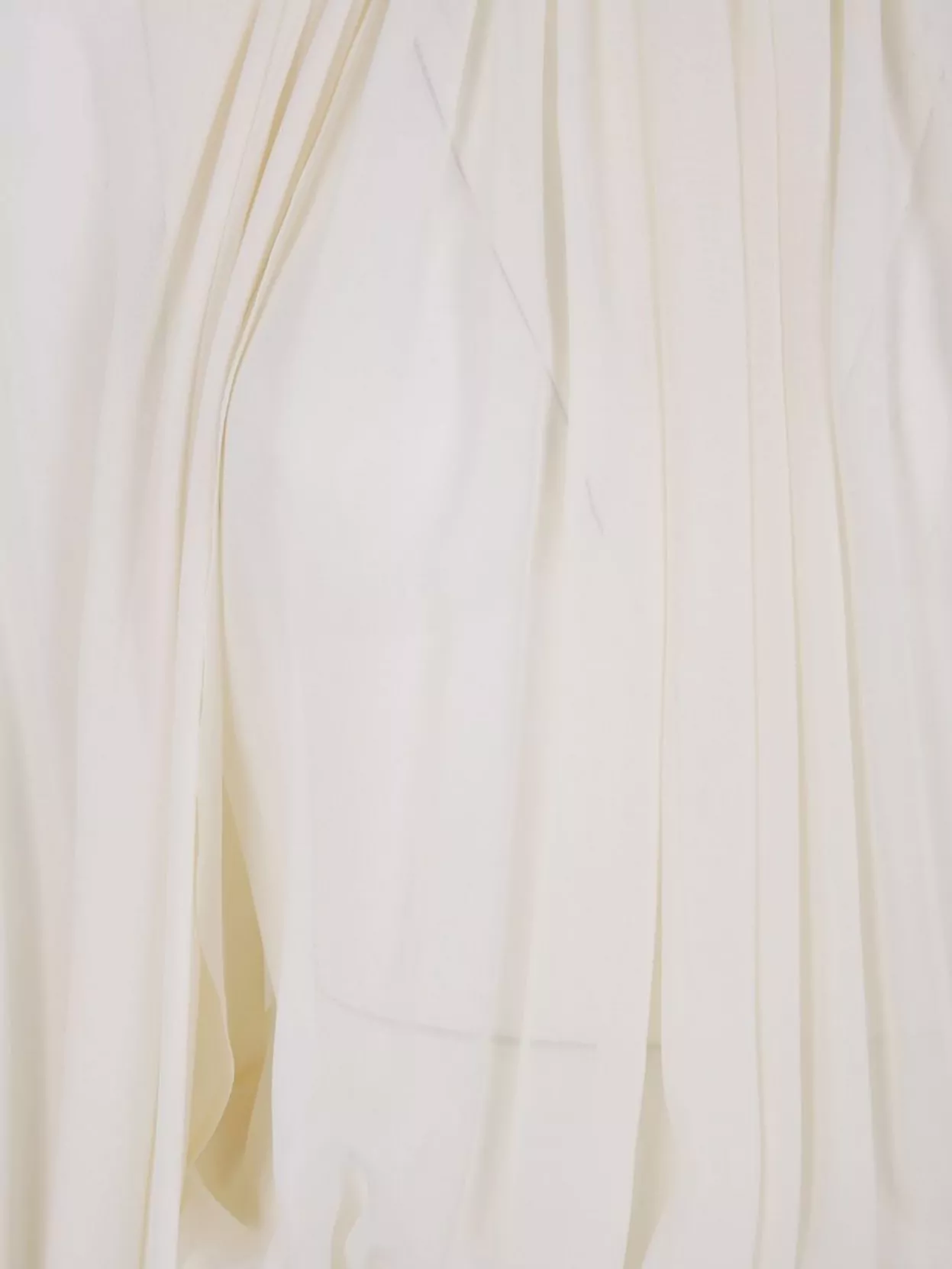 Semicouture Pleated Long Sleeve Dress With Bow Detail