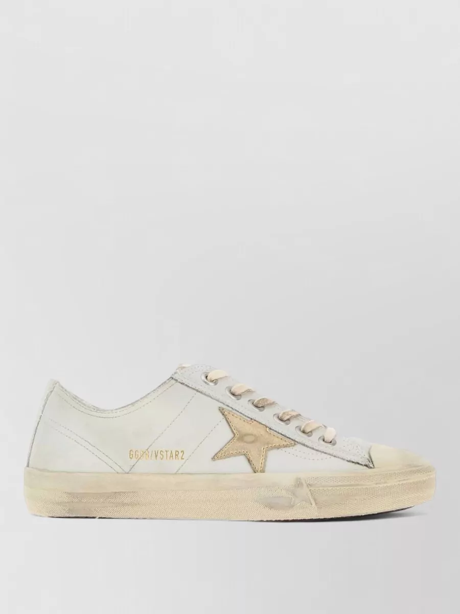 Golden Goose Leather Low-Top Sneakers