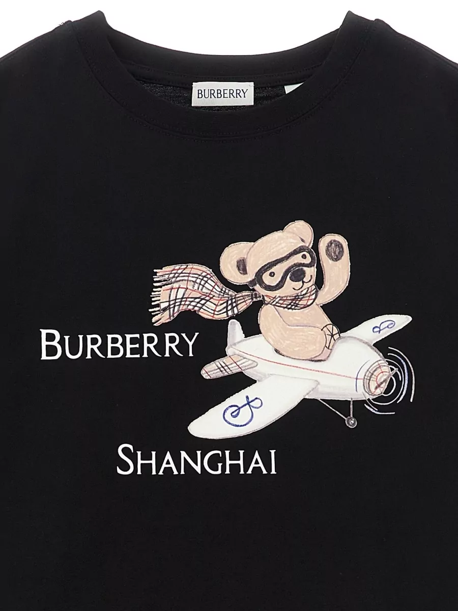 Burberry Cotton Printed T-Shirt