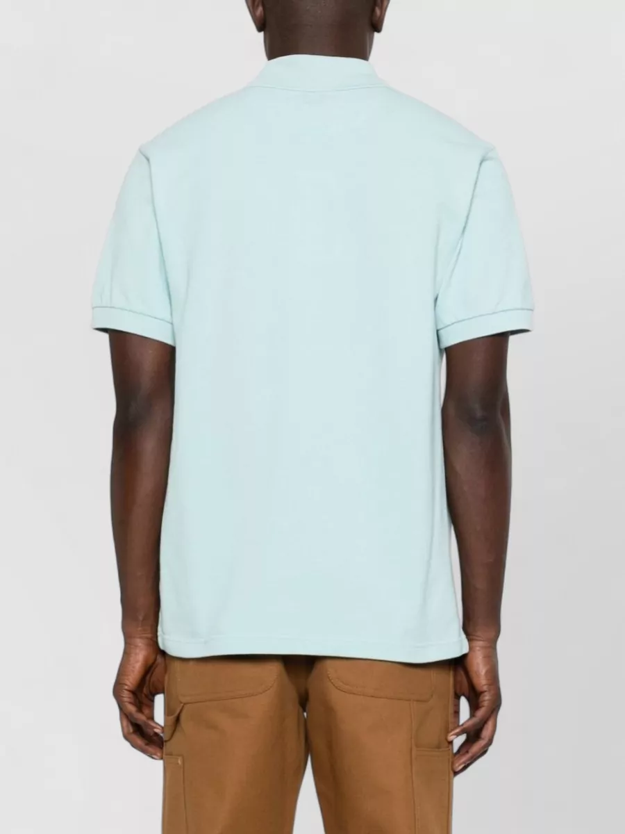 Kenzo Polo Collar Short Sleeve Nylon Silk Shirt