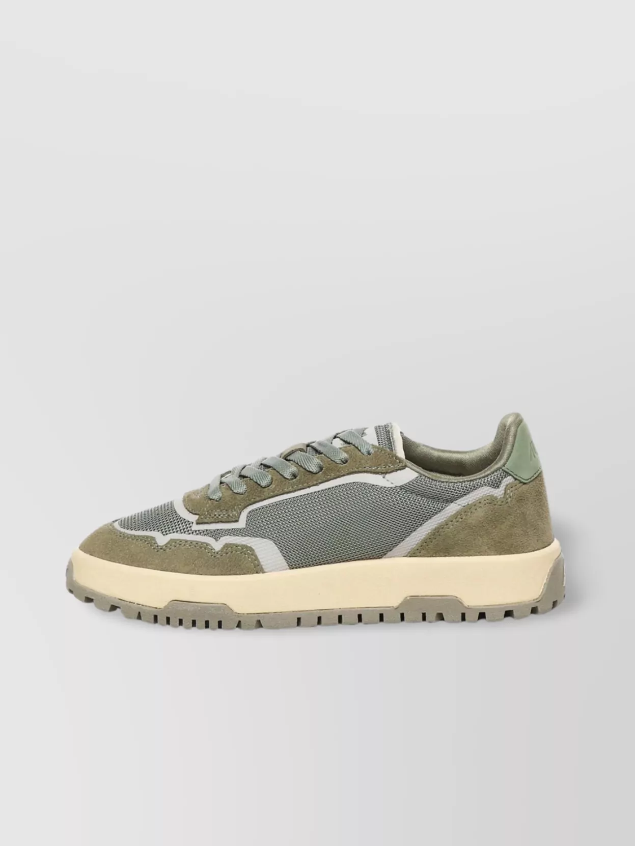 Autry Mesh And Suede Low Top Sneakers