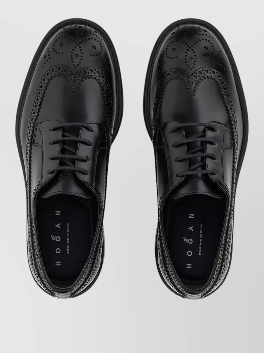 Hogan Leather Derby Shoes