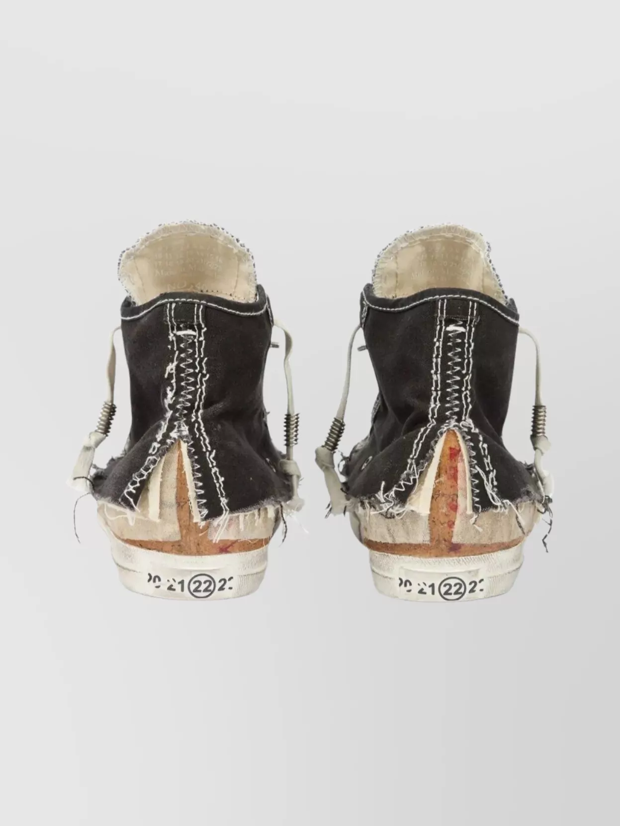 Maison Margiela Sneakers With Unique Distressed Design