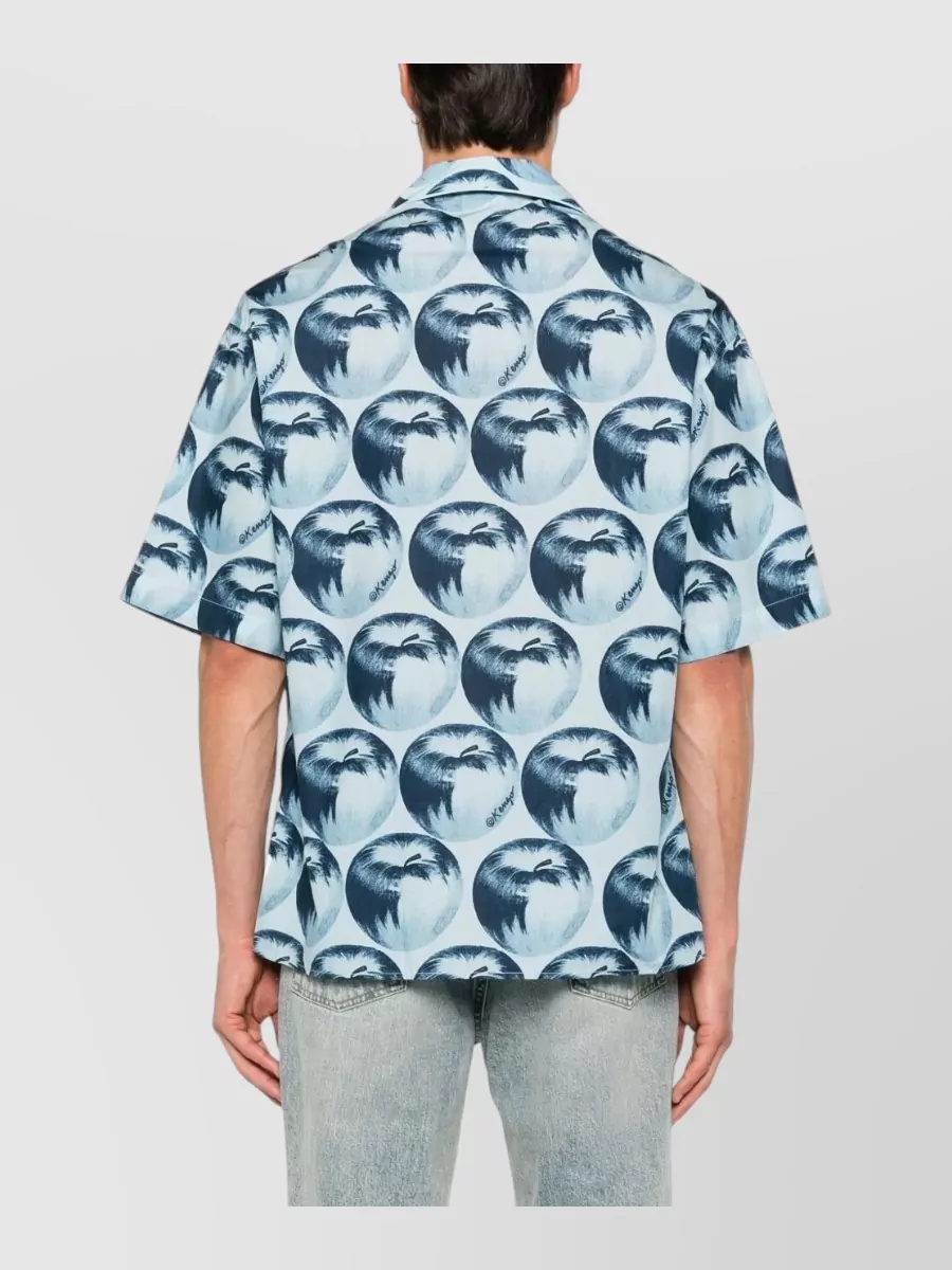 Kenzo Apple Print Short-Sleeve Shirt