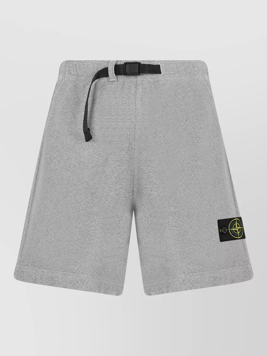 Stone Island Wide-Leg Shorts