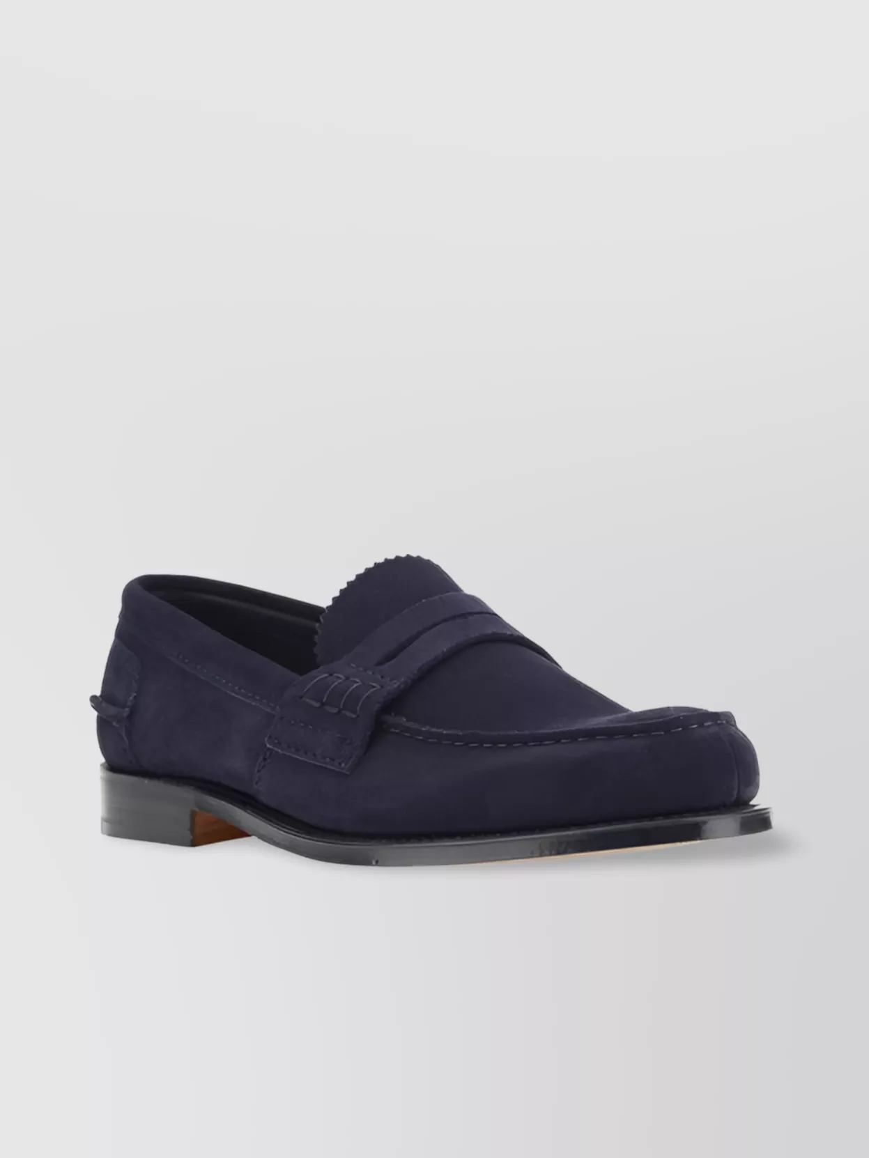 Shop Church's Loafers With Suede Boat Stitching