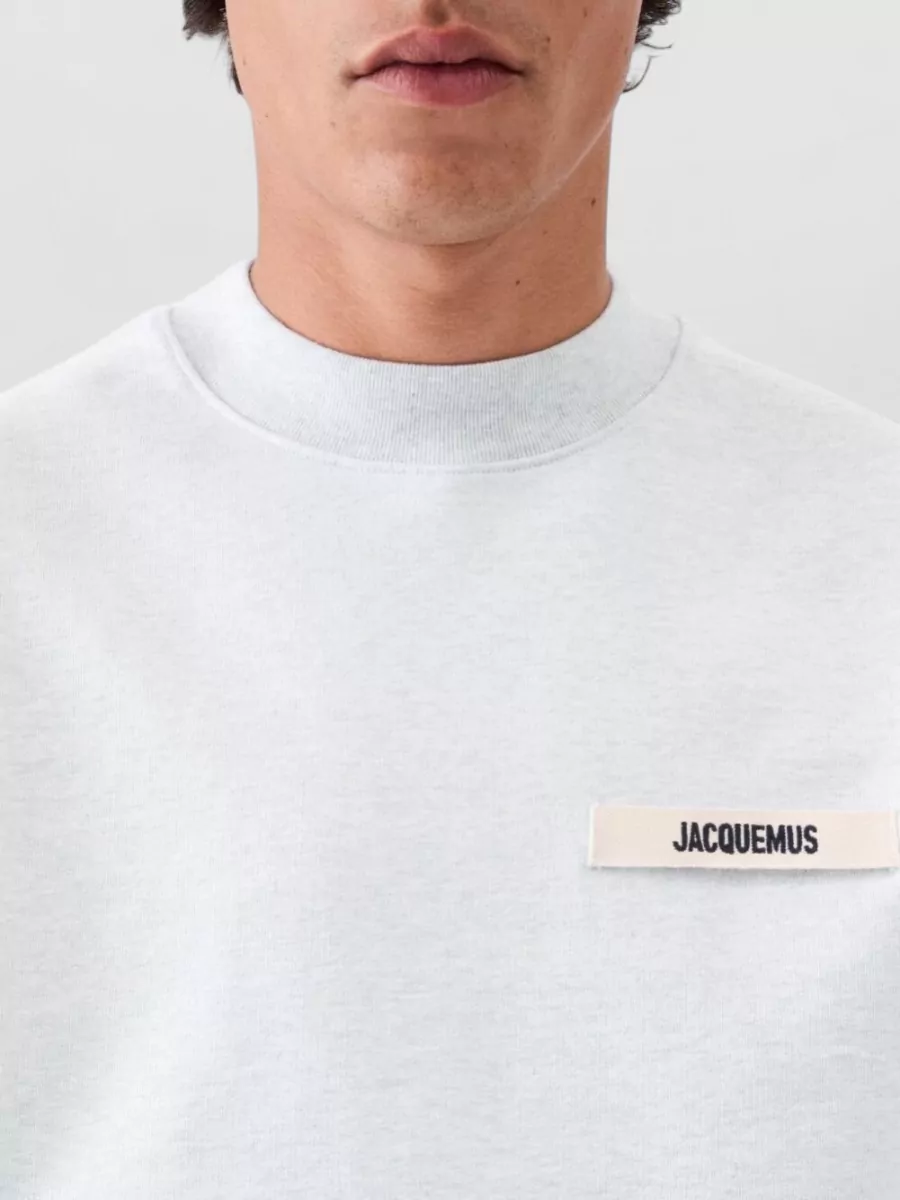 Jacquemus Cotton Logo-Patch Crewneck Sweatshirt