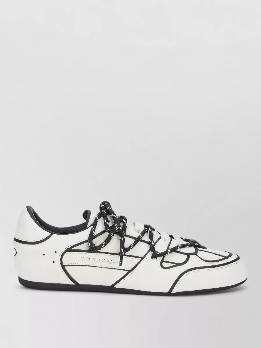 Dolce&Gabbana Calfskin Lace Up Sneakers