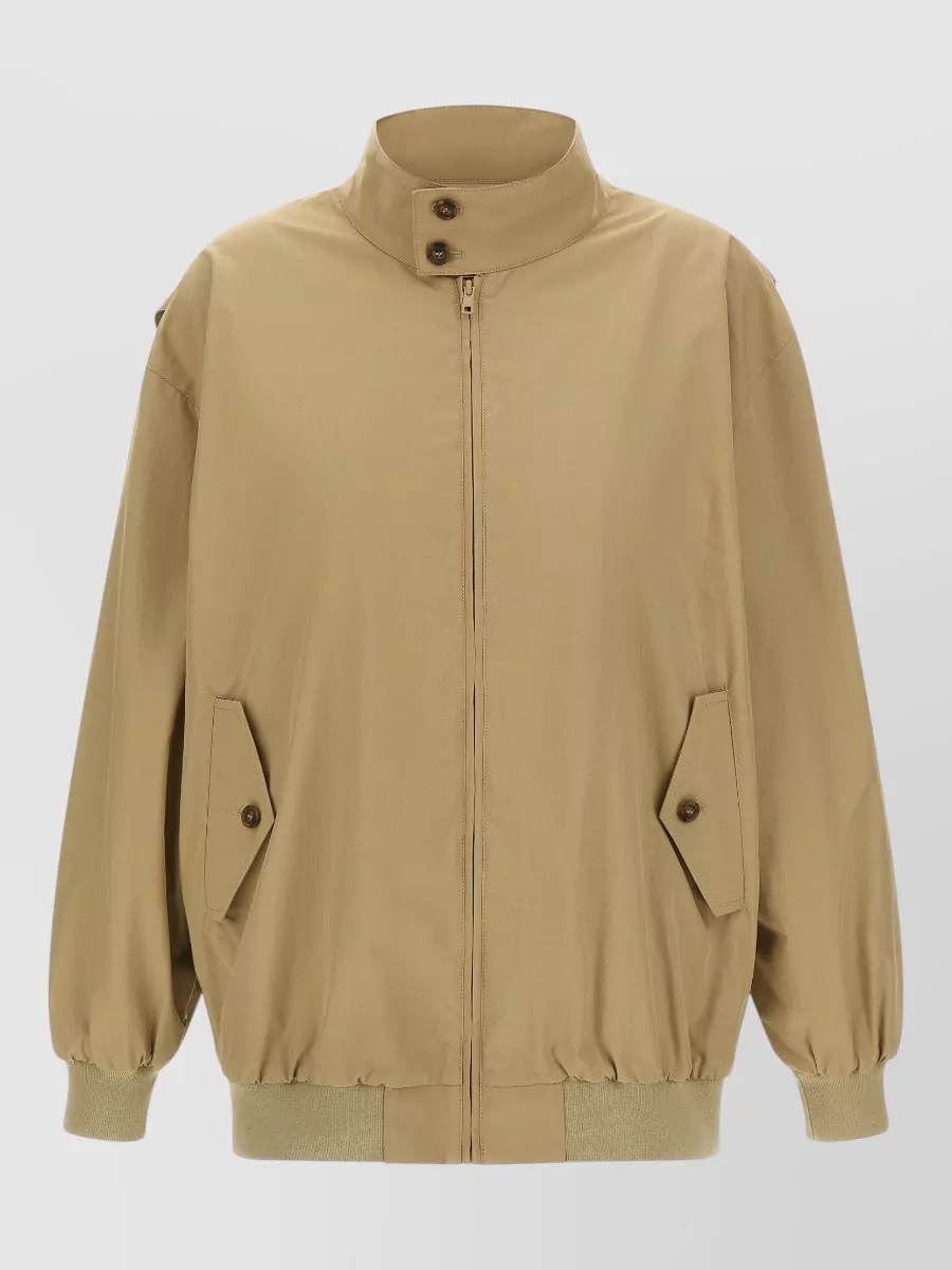 Mm6 Maison Margiela ribbed bomber jacket