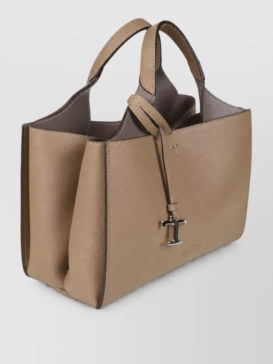 Tod's Na Calf Leather Tote Bag