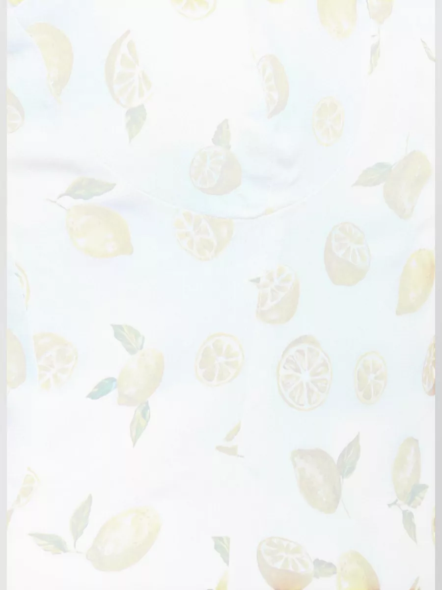 Mar De Margaritas Printed Sleeveless Heart-Neck Mini Dress