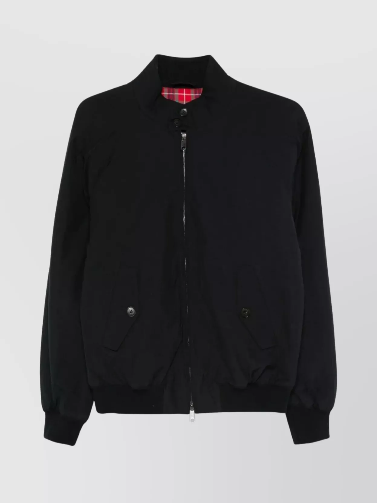 Baracuta Thermal Padded Jacket Ribbed Cuffs In Black