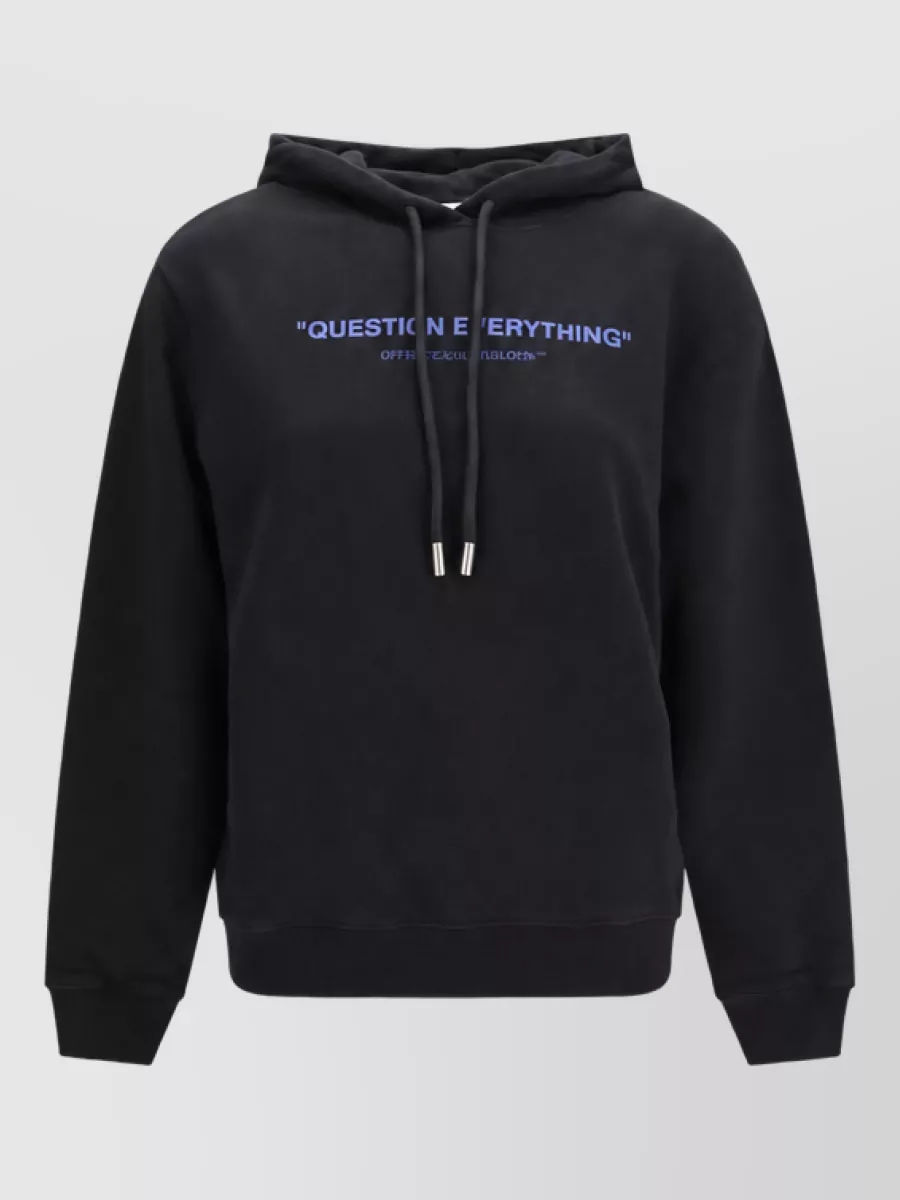 Off-White cotton hoodie