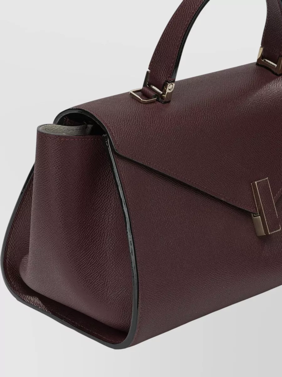 Valextra Iside Medium Leather Shoulder Bag