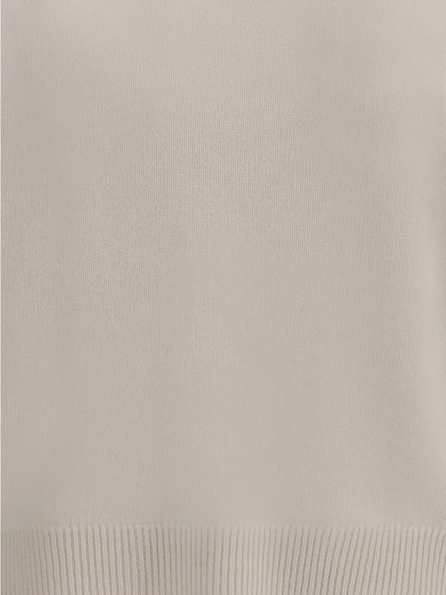 Brunello Cucinelli Cashmere Ribbed Crewneck Long-Sleeve Sweater