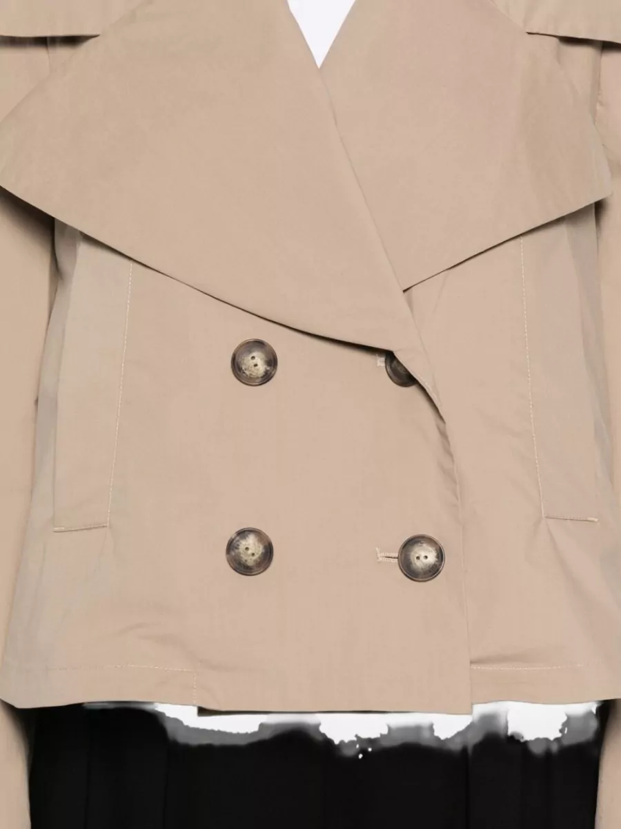 Emporio Armani Double-Breasted Cropped Jacket