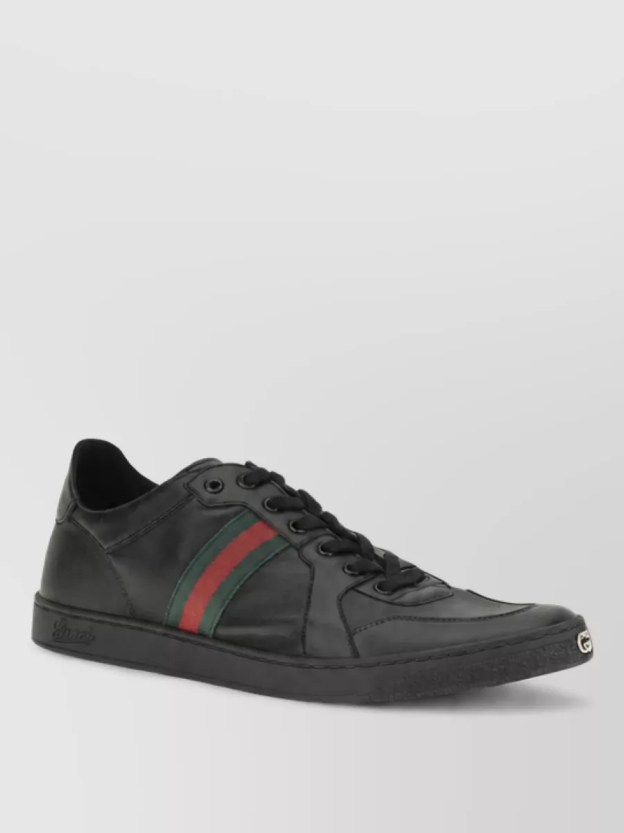 Gucci leather low top sneakers