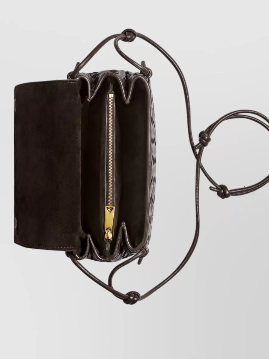 Bottega Veneta Notturno Leather Clutch Bag
