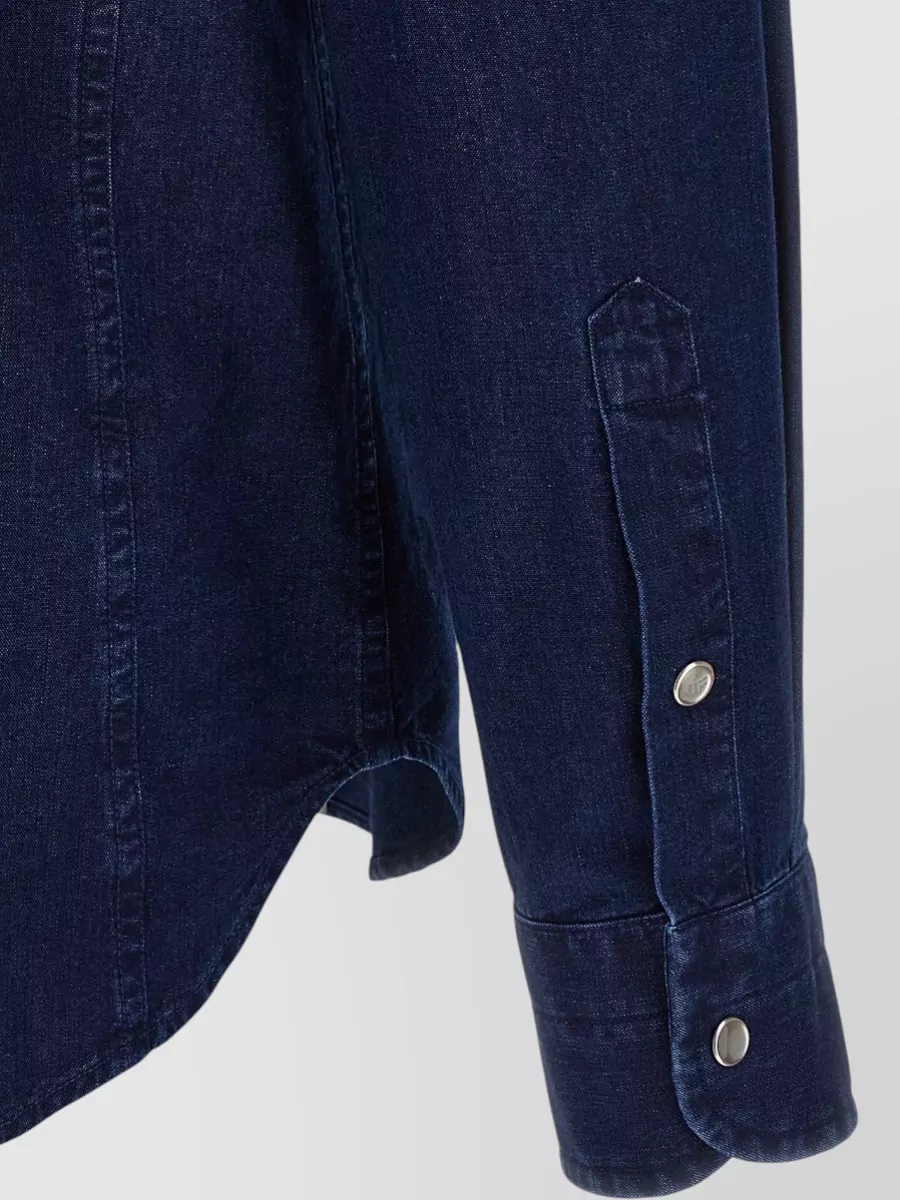 Tom Ford Western Style Shirt Button Down Collar