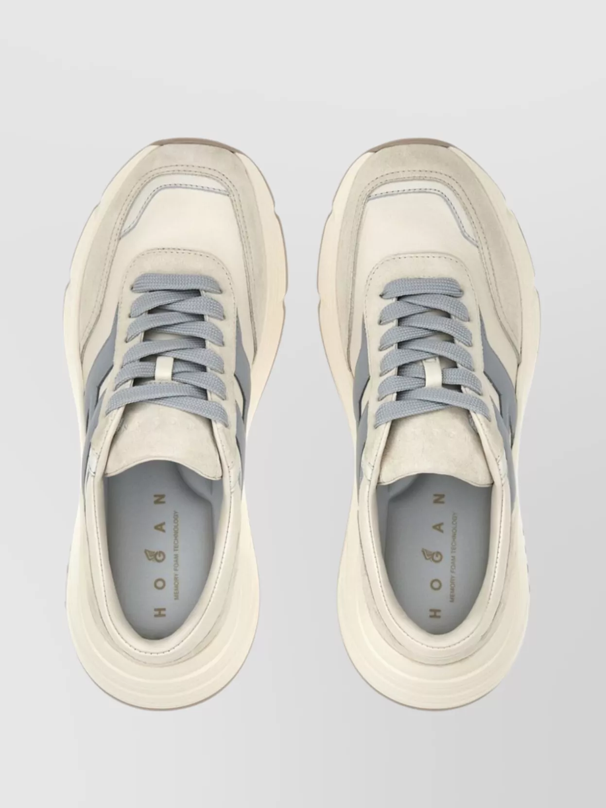 Hogan Round Toe Low Top Sneakers