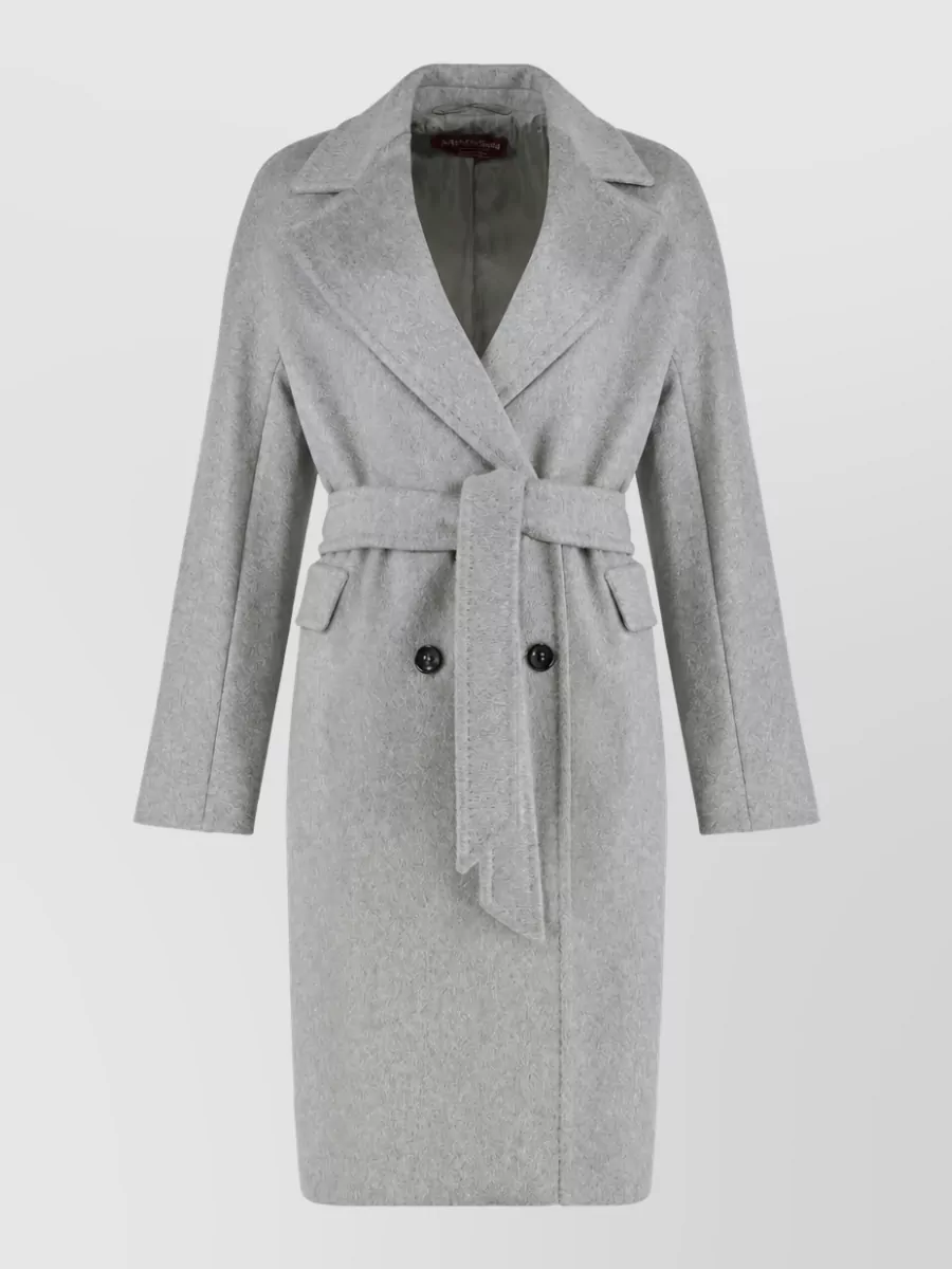S Max Mara cashmere blend double-breasted coat