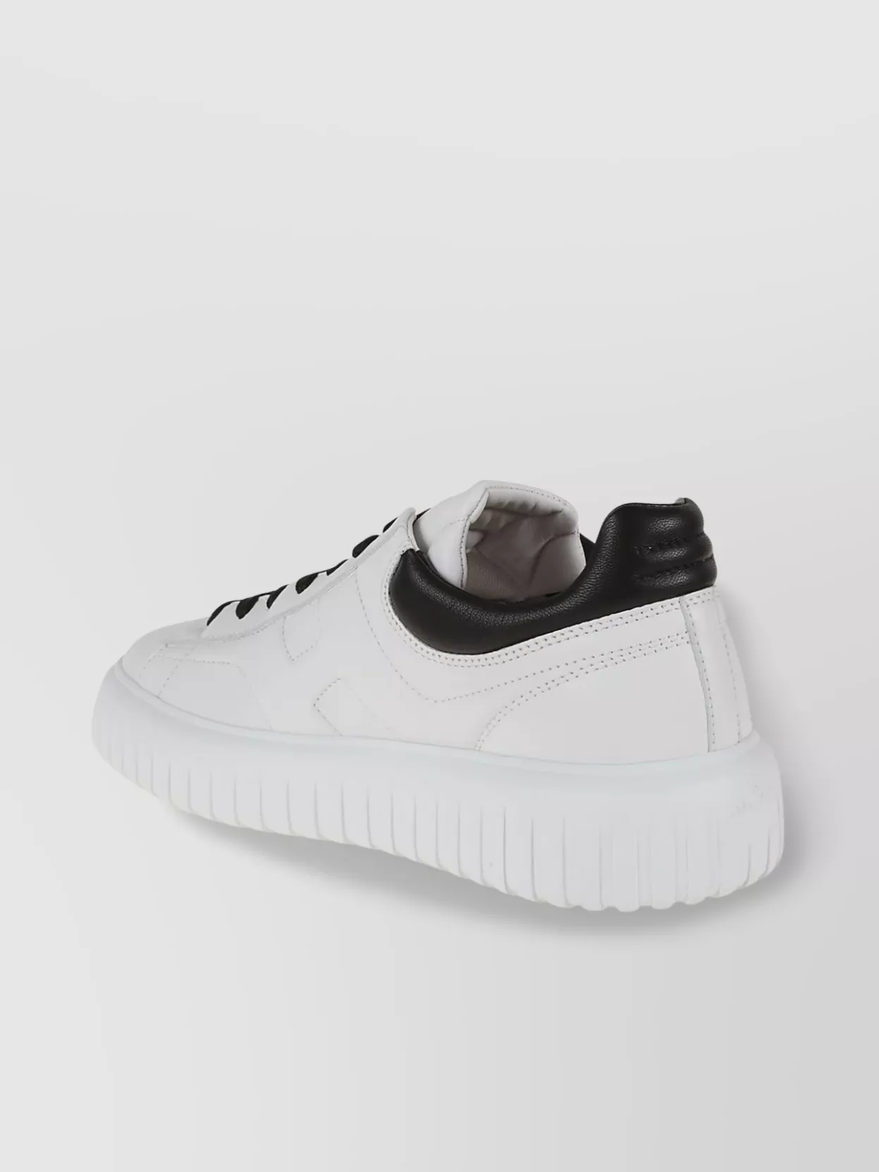 Hogan Striped Leather Lace-Up Sneakers