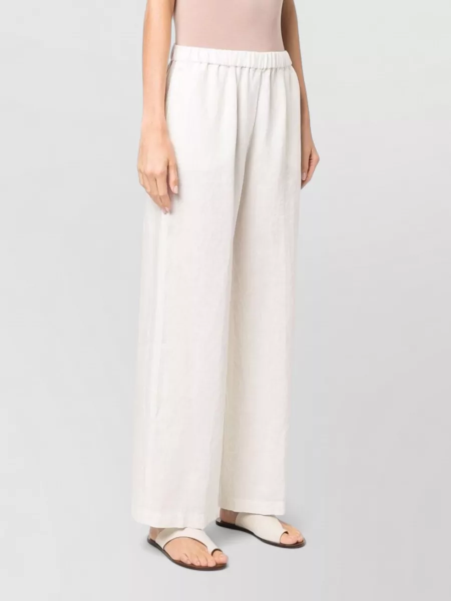 Aspesi Silk Nylon Wide Leg Lightweight Trousers
