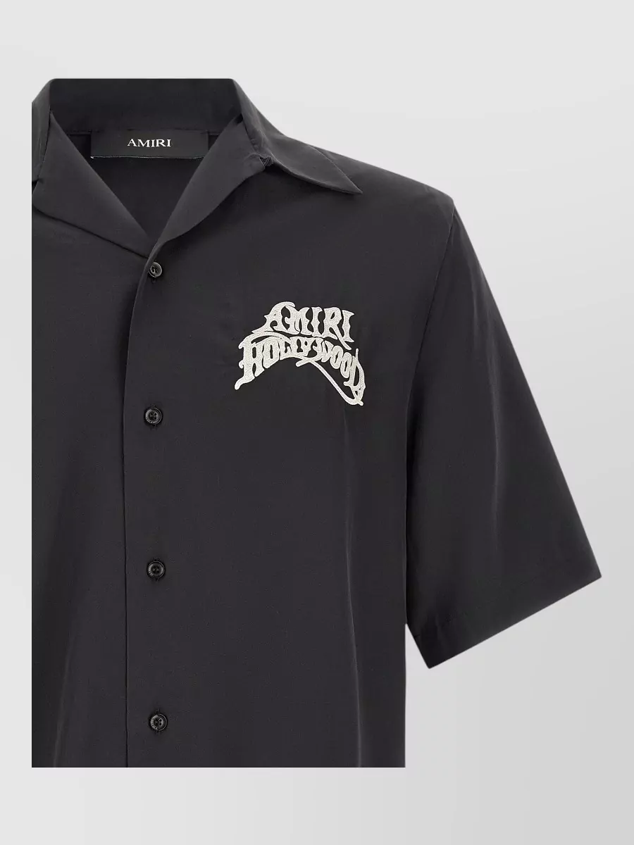 Amiri Embroidered short-sleeve shirt