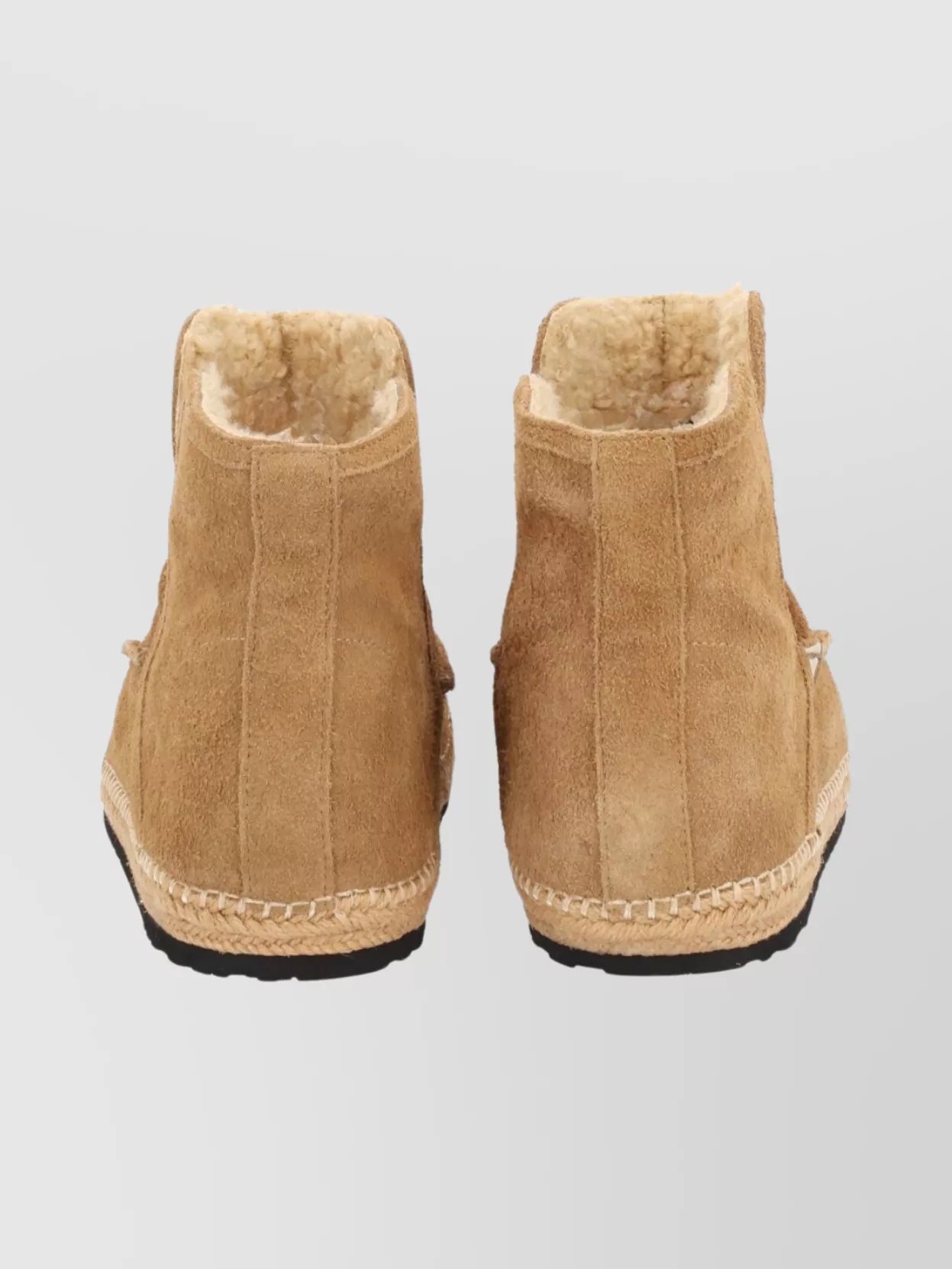 Diesel Suede Boots With Rubber Sole And Stitching
