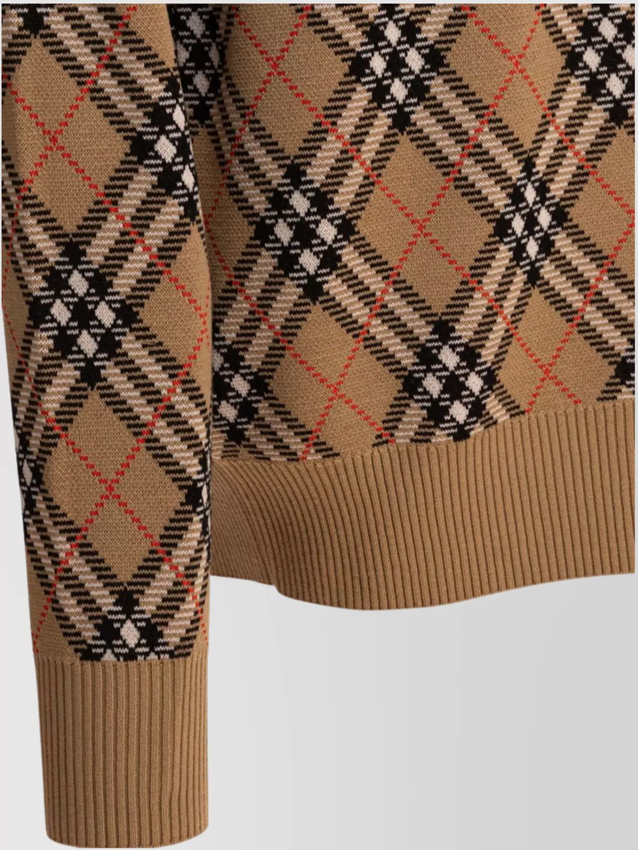 Burberry Argyle Crew Neck Sweater