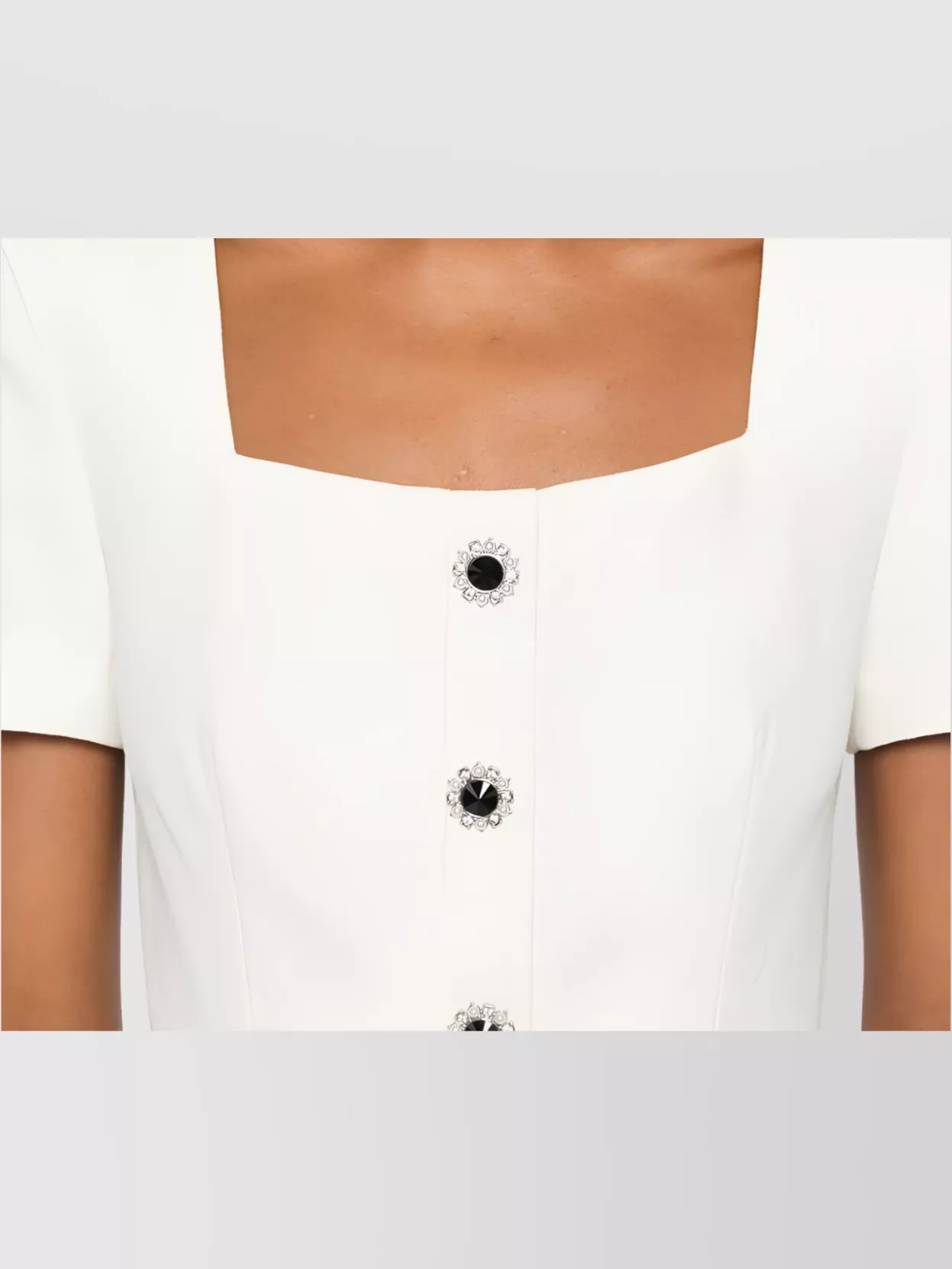 Self-Portrait Long Dress With Belted Waist And Patch Pockets