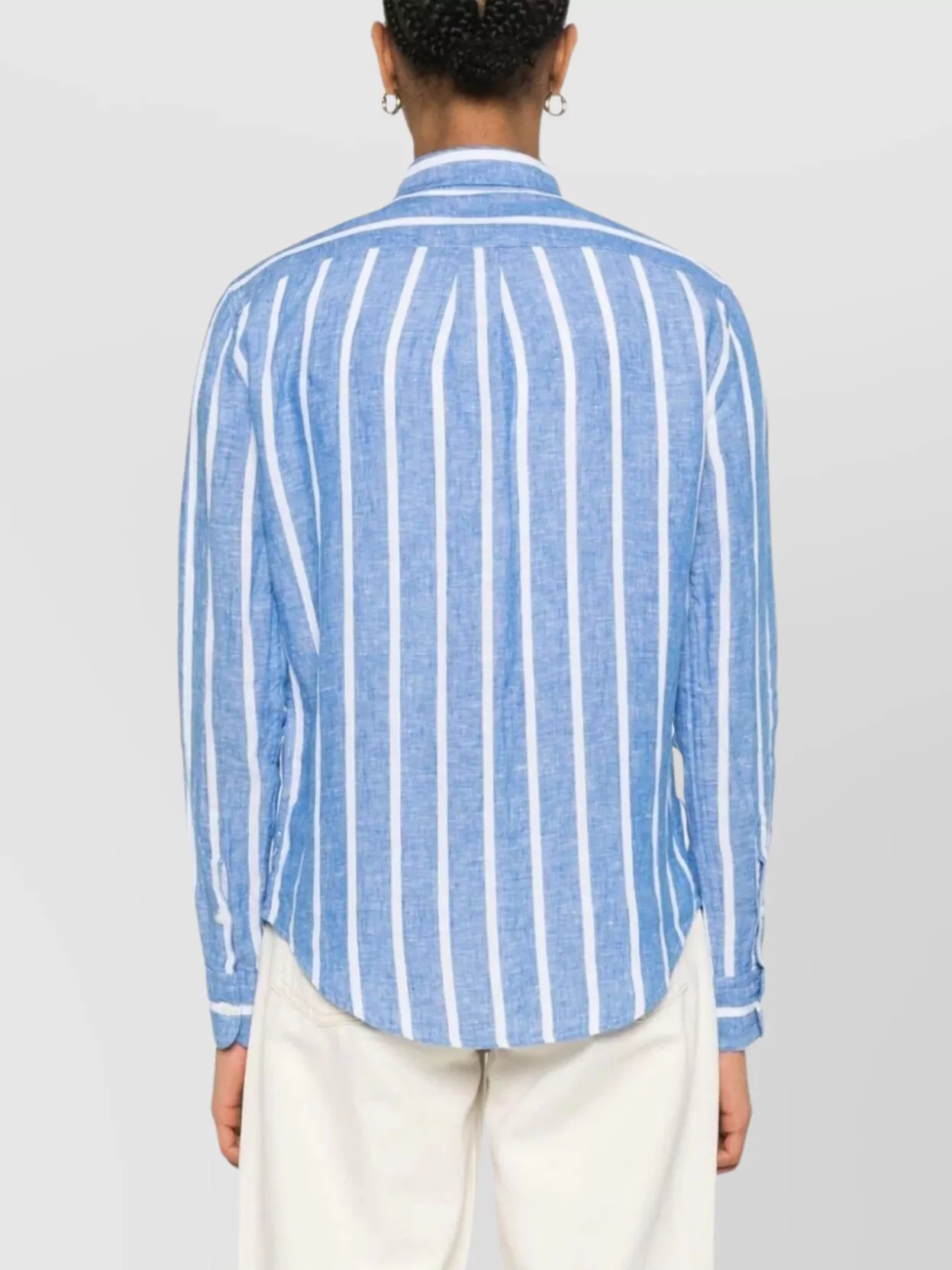 Polo Ralph Lauren Linen Shirt With Relaxed Striped Silhouette