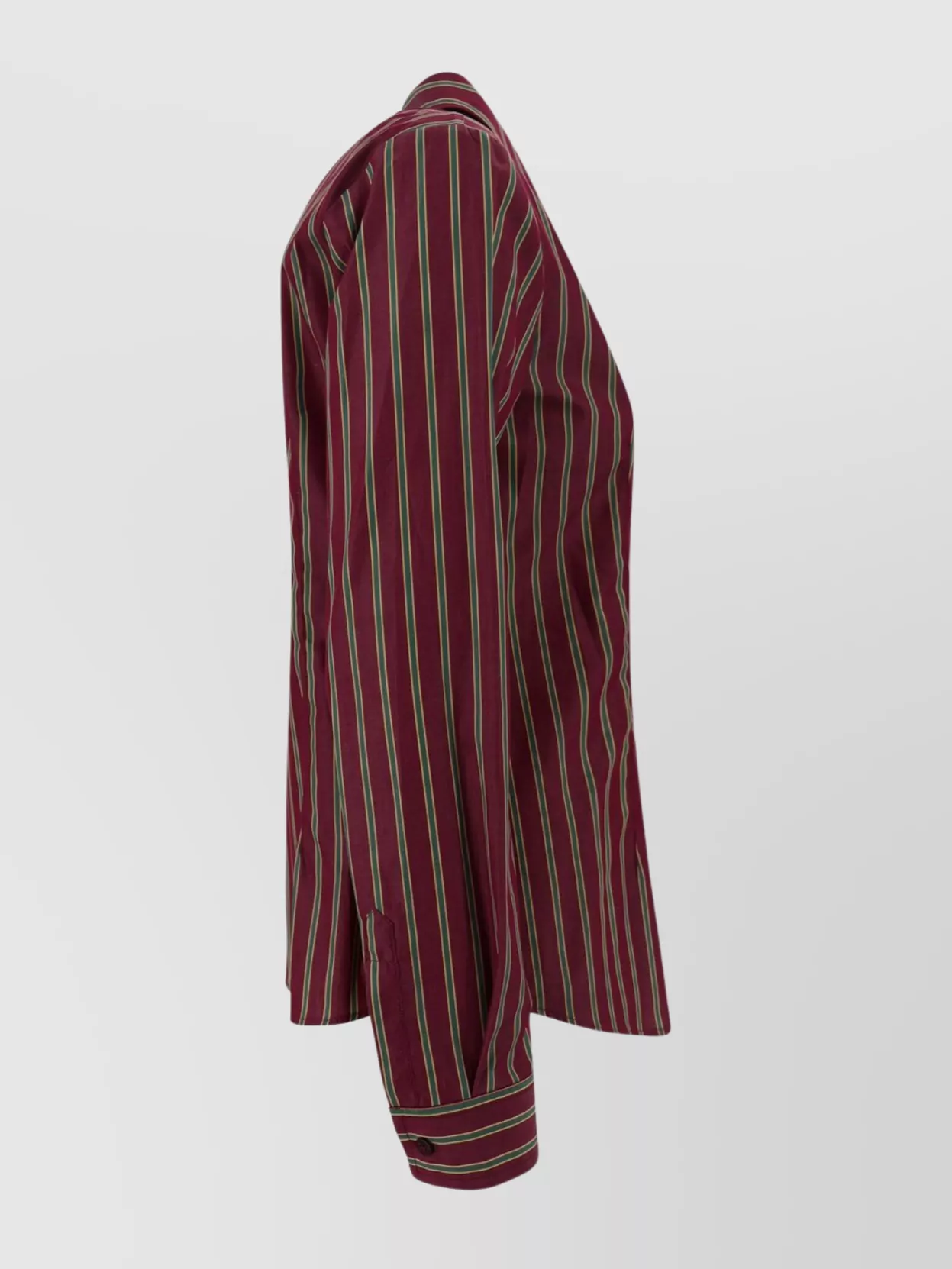 Etro Vintage Striped Collared Long Sleeve Shirt