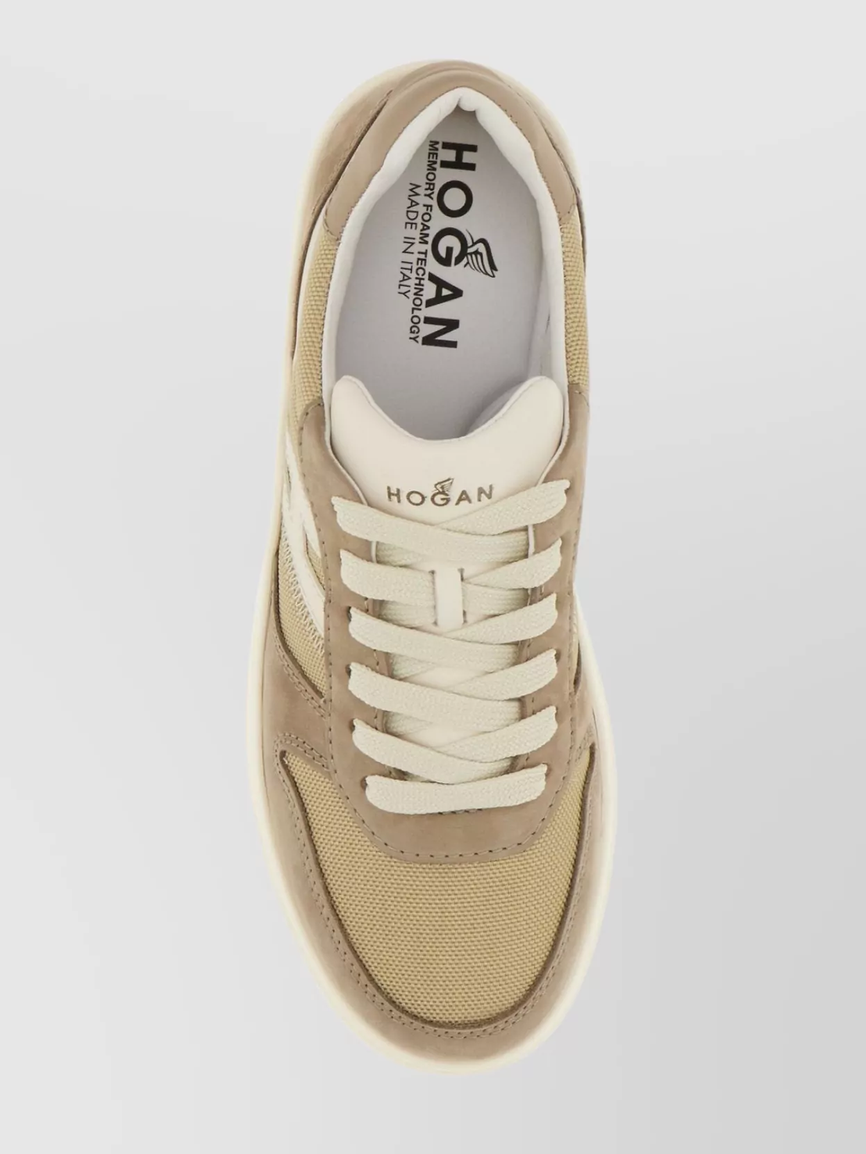 Hogan Multicolor Suede And Fabric Sneakers H630