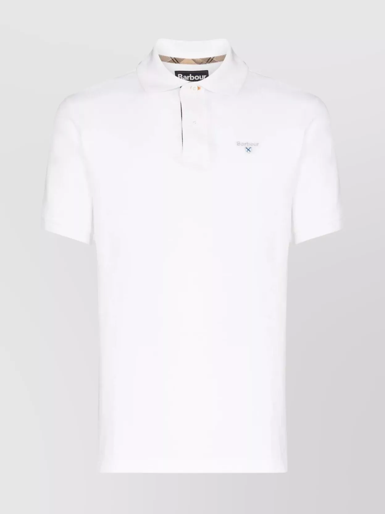Barbour Polo Shirt Featuring Side Slits