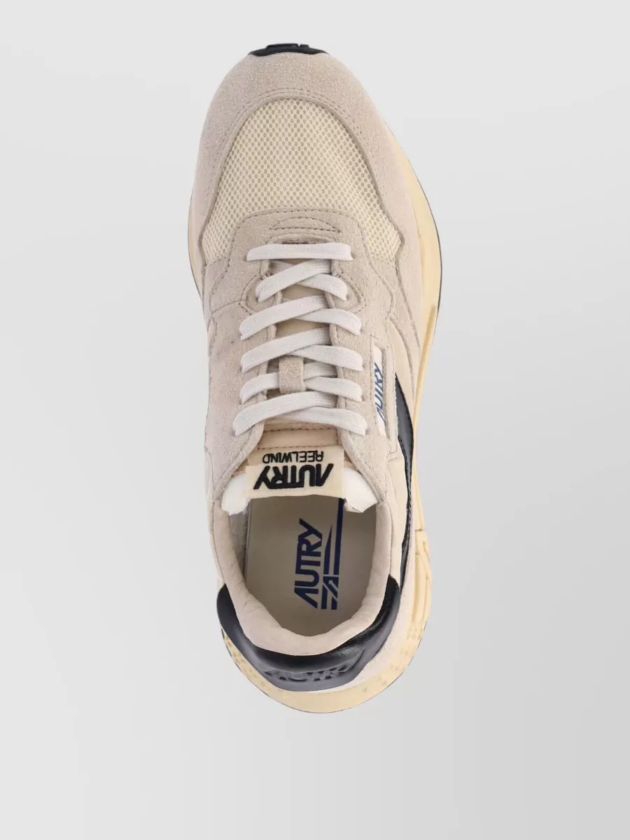 Autry Leather Nylon Low-Top Sneakers