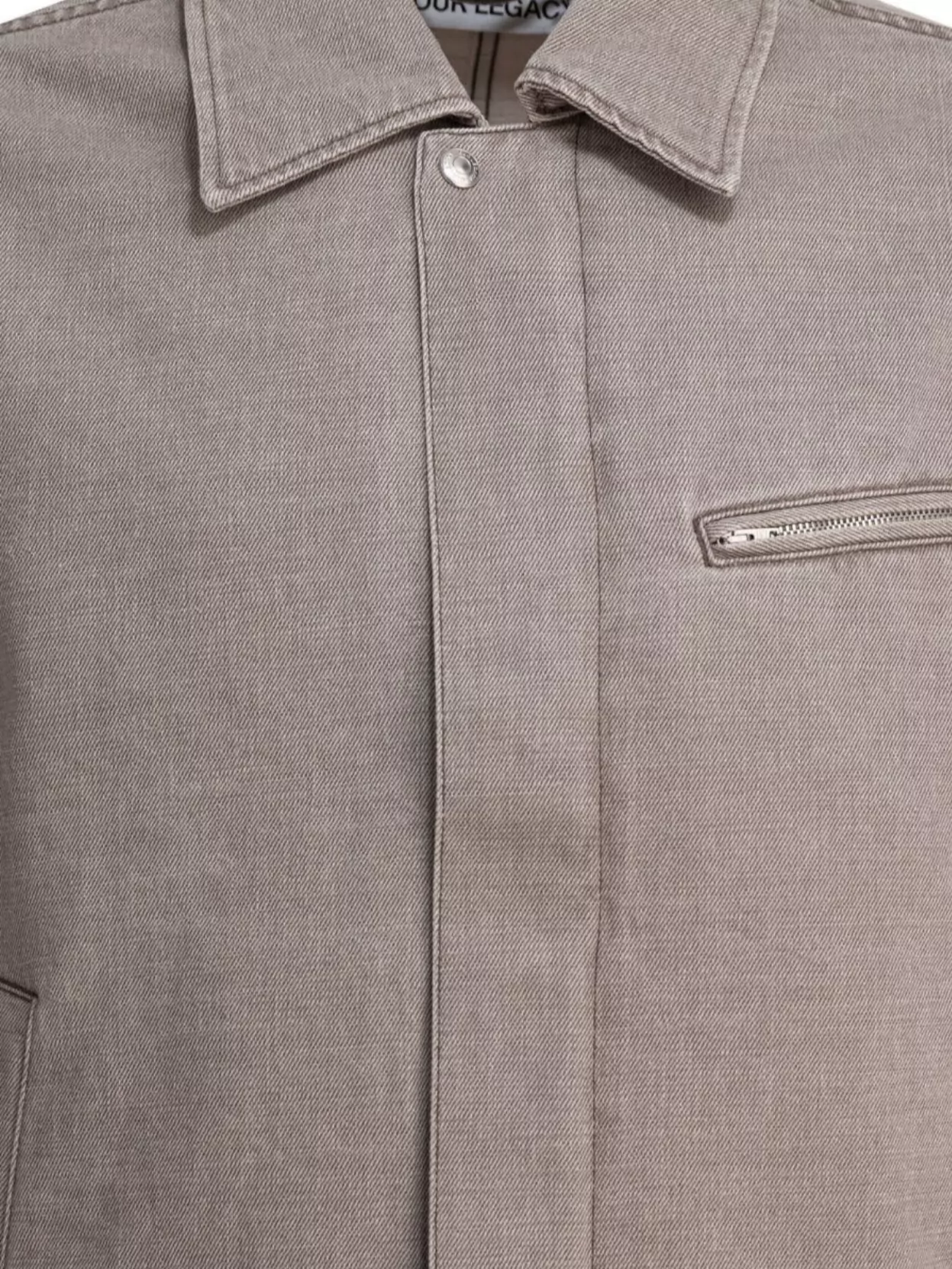 Our Legacy Collared Zipper Pocket Side Pockets Jacket