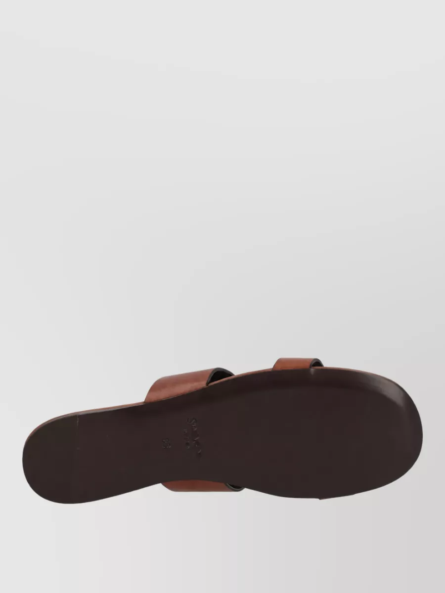 Saint Laurent Leather Slides