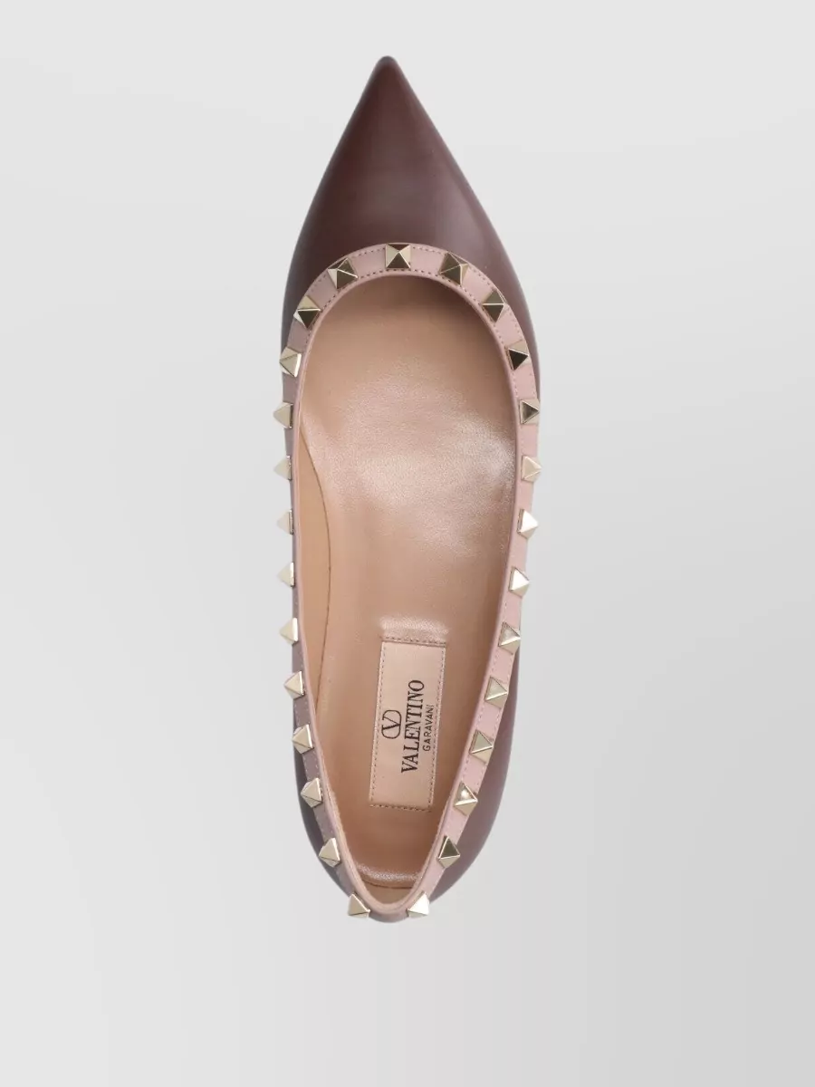 Valentino Garavani Leather Ballet Pumps