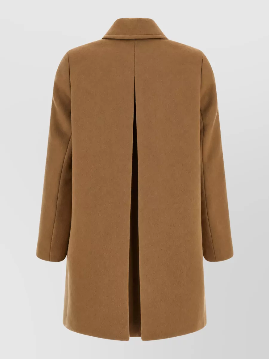 Burberry Cashmere Wool Fitted Coat
