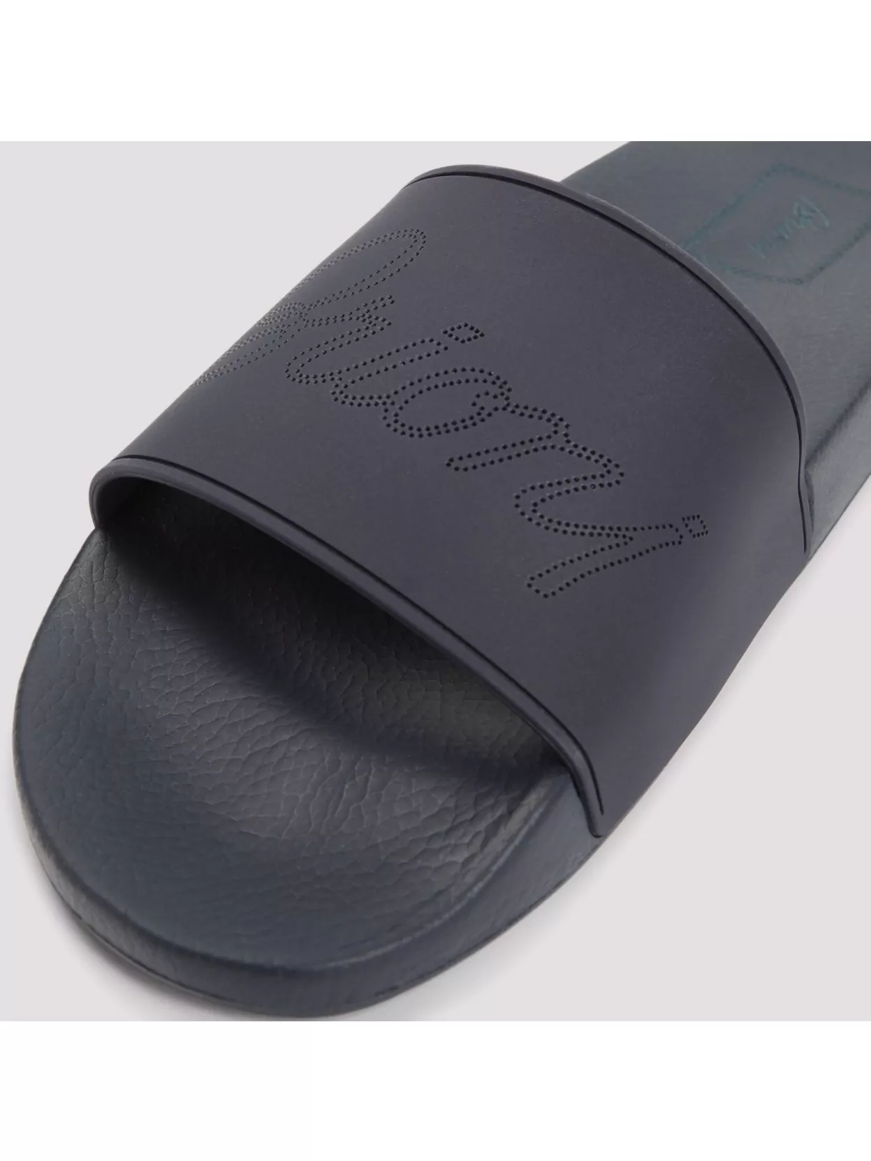 Brioni Pool Sandals Perforated Logo
